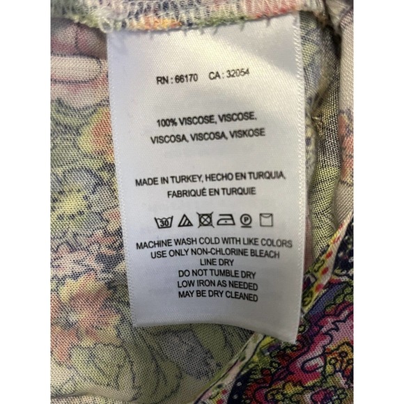 Anthropologie Maeve •S• Floral Print Ceresco Peasant Top Blouse BOHO Shirt Puff - Picture 9 of 12